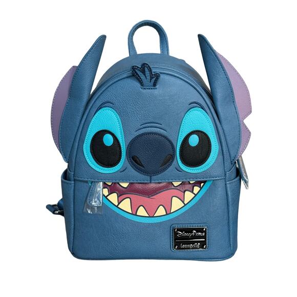 2023 Disney Parks Loungefly Backpack Stitch Face Cosplay NWT main image 5